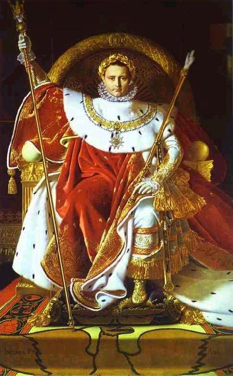 Jean Auguste Dominique Ingres Portrait of Napoleon on the Imperial Throne